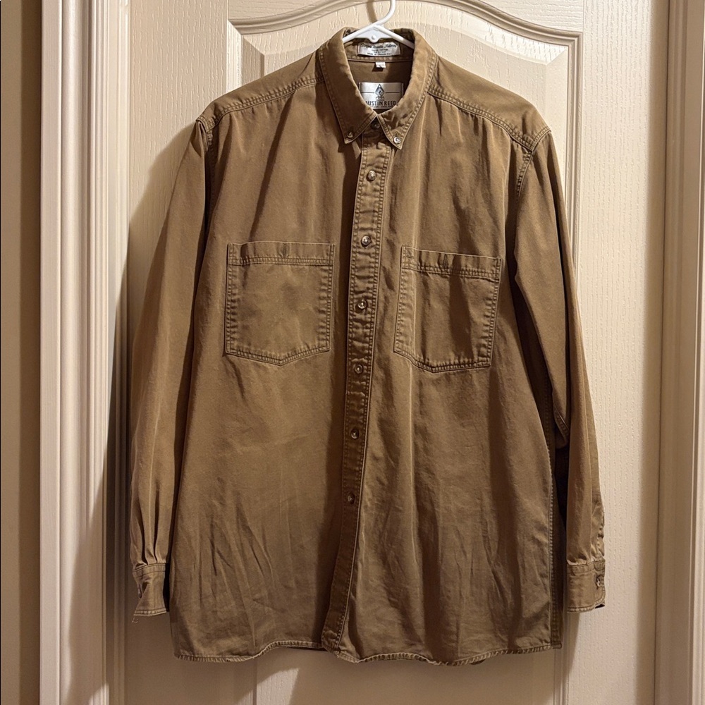 Austin Reed Tan Cotton Shirt